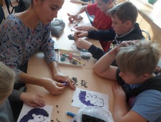 Мастер-класс для лагеря «Ёжик в тумане»