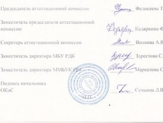 Итоги аттестации сотрудников