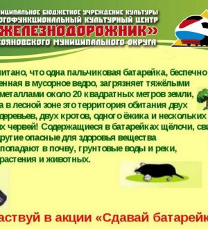 Акция «Сдавай батарейки»
